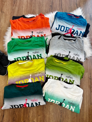 Bộ cotton nỉ dài tay Jordan quần jogger túi hộp 8 màu