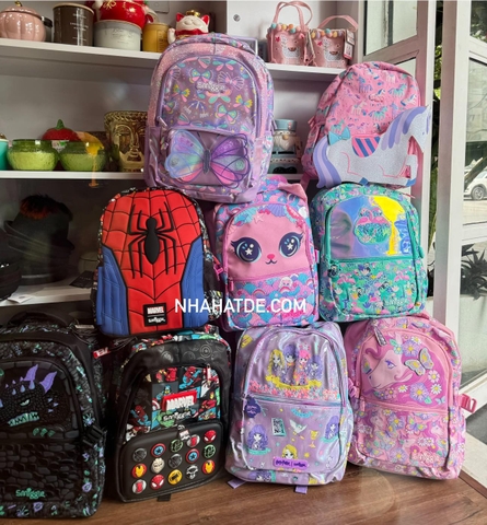 Balo Smiggle size 42x30cm nhiều mẫu cho bé trai, bé gái