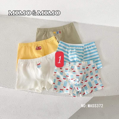 Set 5 quần sịp đùi Mimo&Mimo cho bé trai