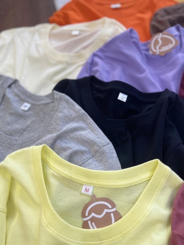 Áo phông trơn cổ tròn 12 màu