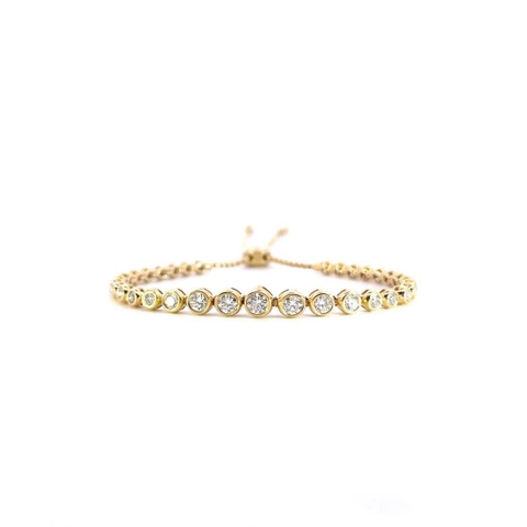Vòng tay hãng Swarovski Gold Tone chất liệu pha lê mạ vàng