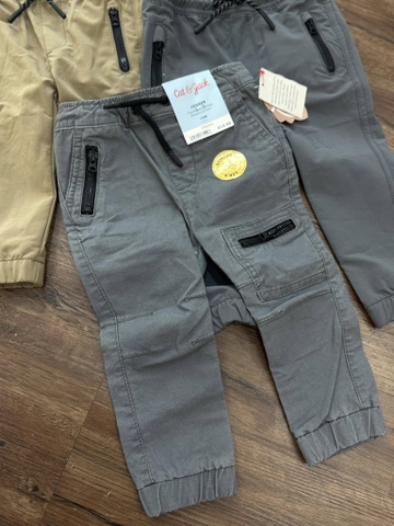Quần Cat&Jack bé trai chất kaki, dù size nhí 3 màu