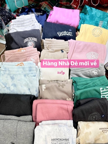 Quần nỉ bông dư xịn size đại hãng Abercrombie BTBG