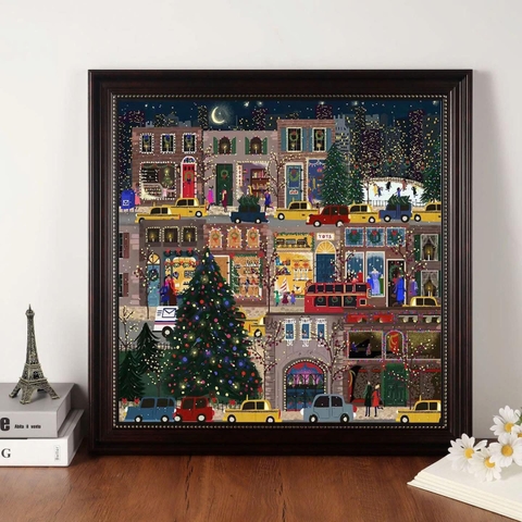 Ghép hình Mideer Puzzle Giáng Sinh Winter Lights 500pcs