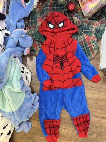Body lông Primark dư xịn mẫu Chó đốm, gấu Pooh, Spiderman, Stich