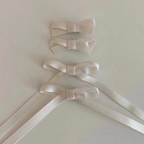 Set 4 kẹp nơ 6 màu cho bé