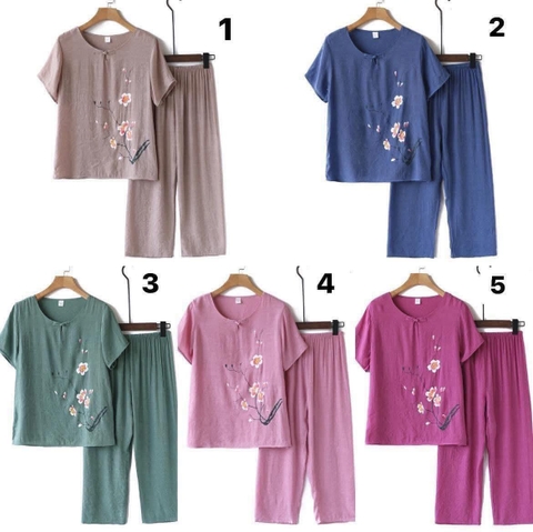 Bộ đũi cộc tay cho các mẹ, các bà 10 mẫu