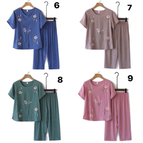Bộ đũi cộc tay cho các mẹ, các bà 10 mẫu