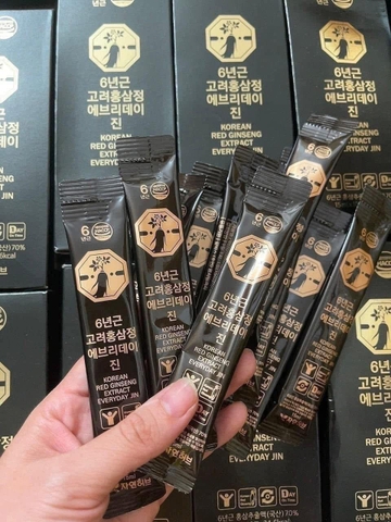 Nước hồng sâm đen Korea Red Ginseng Extract Jin Stick 50 gói