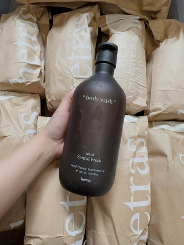 Sữa tắm body wash Hetras 1013ml Korea nhiều mùi
