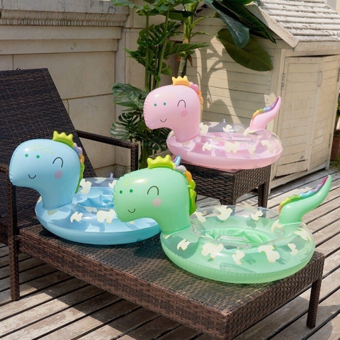 Phao bơi có lót hình khủng long 3 màu