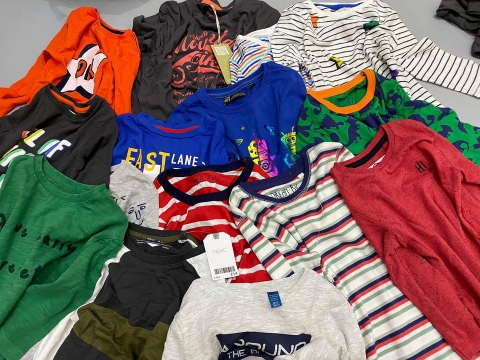 Áo cotton dài tay nhiều mẫu thu đông các hãng Name it, Next, Lemon