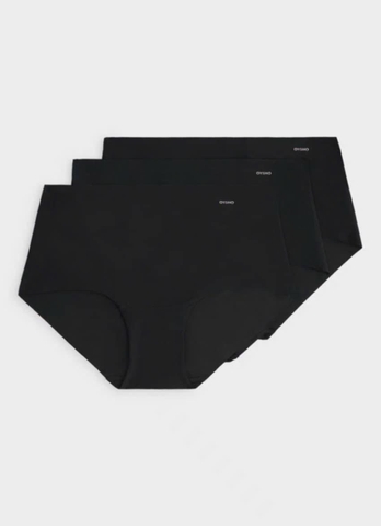 Set 3 quần chip đúc su màu ĐEN Nhật OYSHO