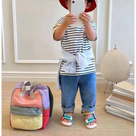 Balo Zara phối sắc màu pastel