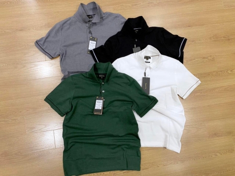 Áo polo cộc tay cho nam hãng Massimo Dutti 4 màu xanh, ghi, trắng, đen