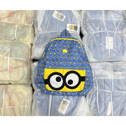 Balo Minion size 40,5x31x21cm màu xanh vàng
