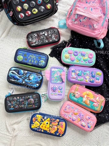 Hộp bút cứng Smiggle NHỎ size 22x11cm nhiều mẫu