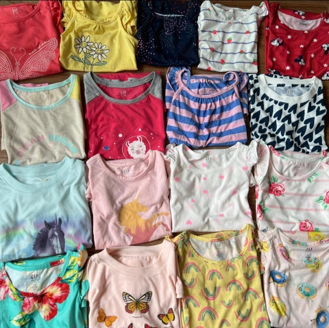 Váy cotton Gap Kids nhiều mẫu: Unicorn, dâu tây, donut, bướm