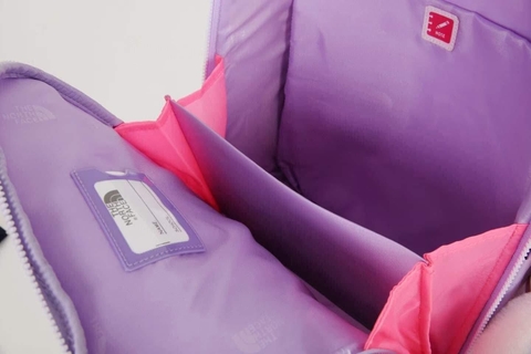 Balo THE NORTH FACE 5in1 hộp bút,túi và thỏ bông hai màu HỒNG,TÍM