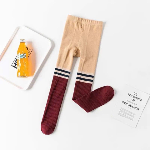 Quần tất da phối giả tất lửng 4 màu cho bé