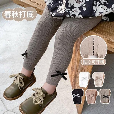 Quần tất nơ không bàn 5 màu Trắng, Be, Xám, Nâu, Đen (M1-M5)