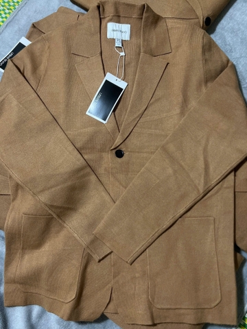 Áo khoác len cardigan vest 2 màu xám, nâu URBAN REVIVO
