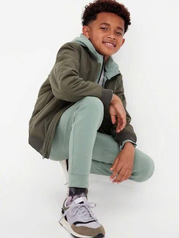 Bộ nỉ OLD NAVY dài tay 7 màu size đại áo có mũ kéo khóa quần jogger bé trai