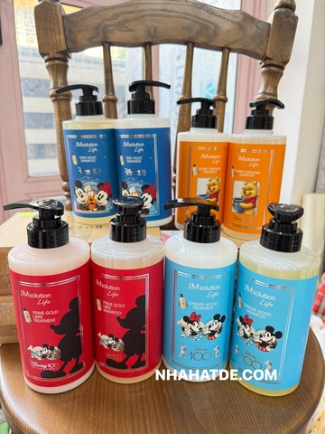 Dầu gội, dầu xả JM Solution Life phiên bản Disney 500ml