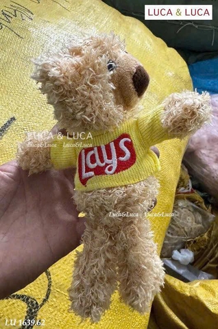 Bộ thun dài tay Luca Luca Lay’s kèm gấu áo trắng quần đỏ