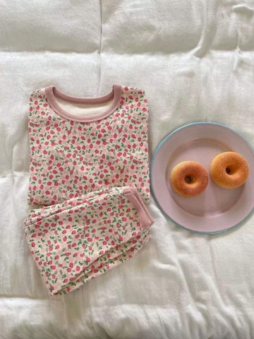 Bộ cotton xuất Hàn dài tay 19 mẫu cho bé