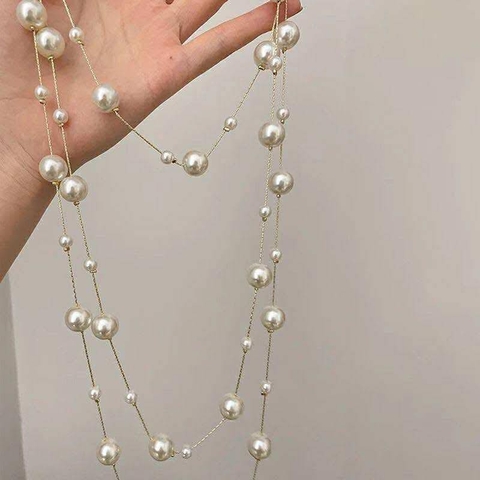 Dây chuyền giả ngọc trai