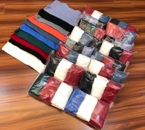 Set 3 áo Cat&Jack thun tổ ong bé trai trơn màu