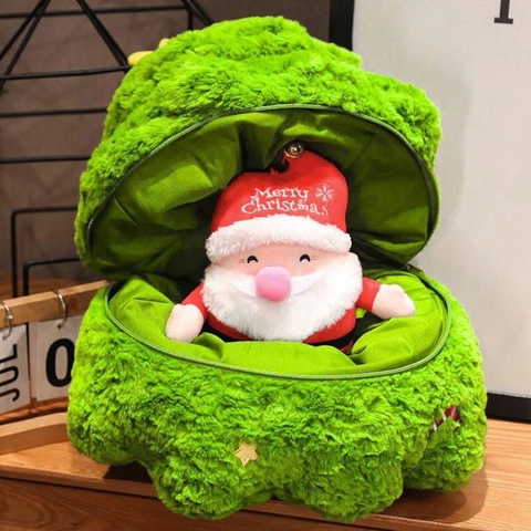 Gấu bông hình ông già Noel đỏ 23cm