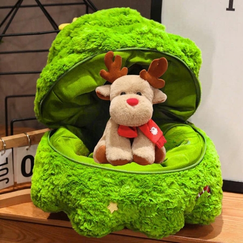 Gấu bông tuần lộc nâu Noel size 30cm