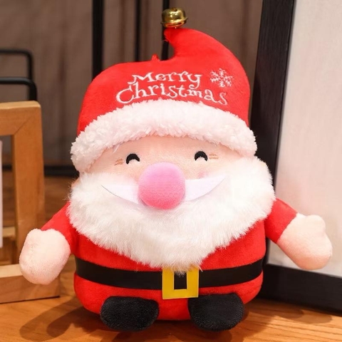 Gấu bông hình ông già Noel đỏ 23cm