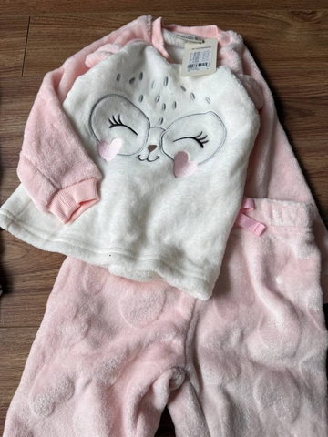 Bộ băng lông Juniors 2 mẫu cừu hồng, nai trắng