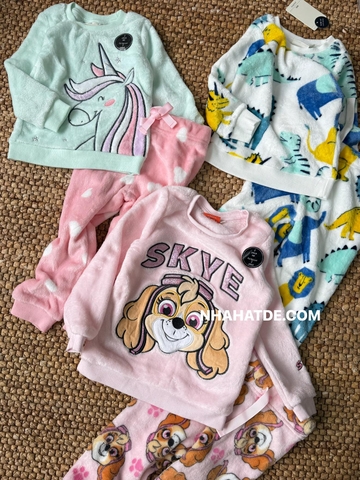 Bộ lông Junior 3 mẫu Khủng long, Unicorn, Skye chó cứu hộ
