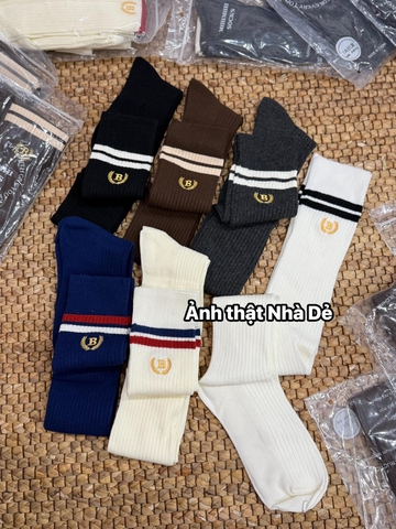 Tất đùi cao cổ chữ B freesize 6 màu