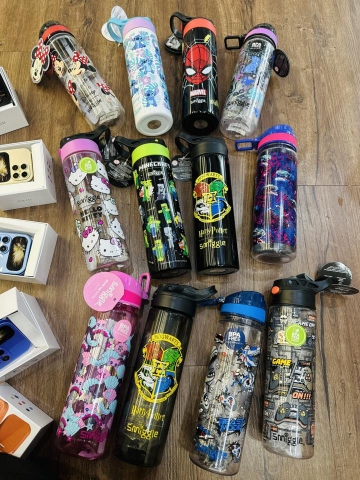 Bình nước GIỮ NHIỆT Smiggle 520ml nhiều mẫu cho bé