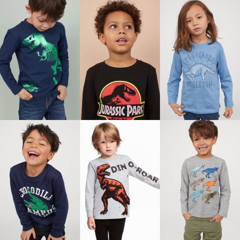 Áo cotton dài tay H&M nhiều mẫu thu đông