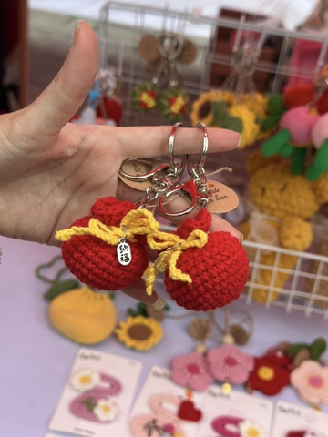 Móc khoá bánh chưng, hũ tiền