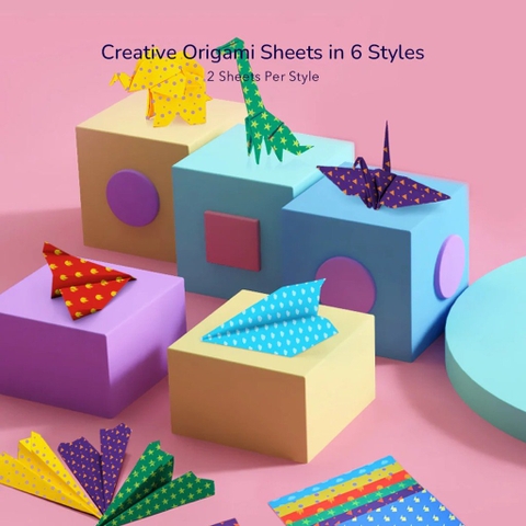 Gấp giấy Origami Paper Planes hãng Mideer 36pcs