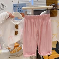 Bộ cộc tay Hone Baby nelpuere họa tiết Nơ quần dài 3 màu hồng, vàng, xanh