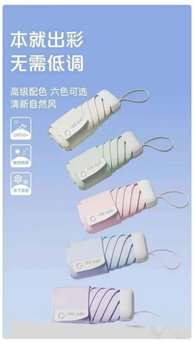 Ô mini gấp gọn 14cm 5 màu