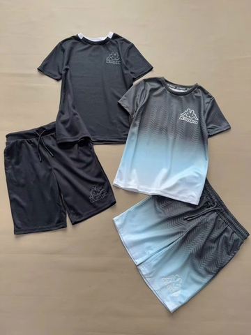 Bộ thể thao Kappa Primark 2 màu đen, xanh loang size đại