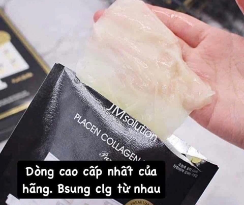 Tách hộp 10 miếng mặt nạ cấp ẩm JMsolution Placen Collagen Mask Pure