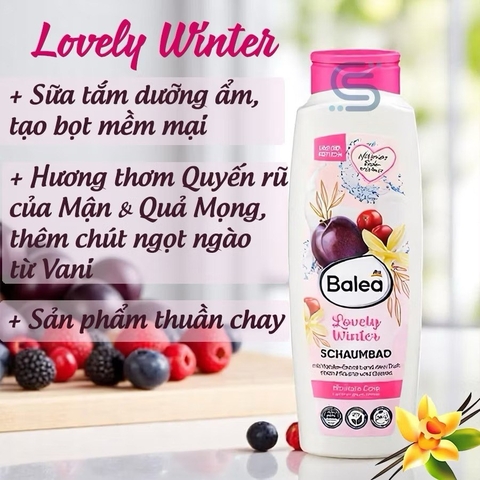 Sữa tắm gia đình Balea 750ml 2 mùi