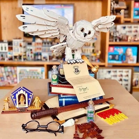 Lego Cú  Harry Potter kích thước 27 x 15,5 x 18cm