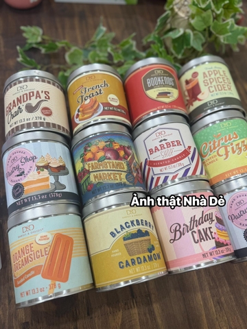 Nến thơm hộp thiếc nhiều mùi Darsee & David's 13.3 Oz