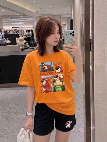 Bộ cộc tay gấu 4 màu Link's Closel size mẹ và bé